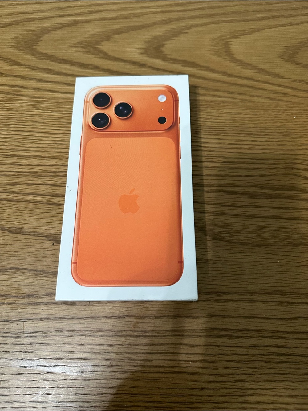 Apple iPhone pro max 17 box only - Orange